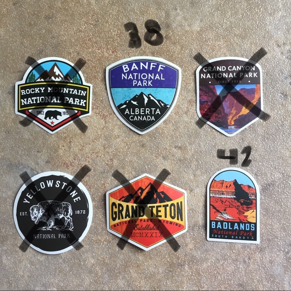 National Park Stickers 3/$5 - Picture 8 of 10